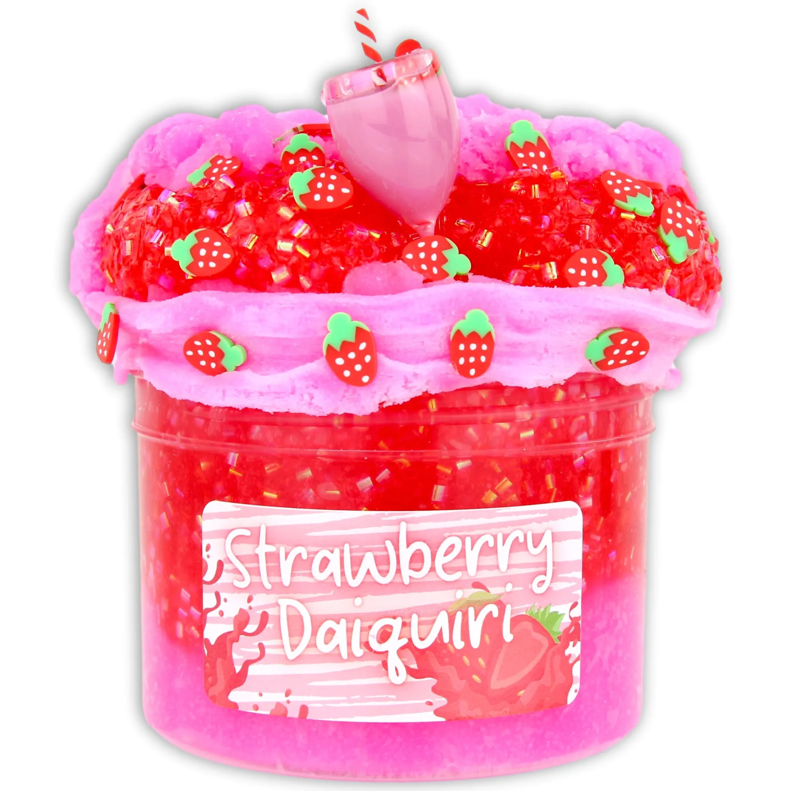Bingsu Slime|Icee Slime>Dope Slime Strawberry Daiquiri