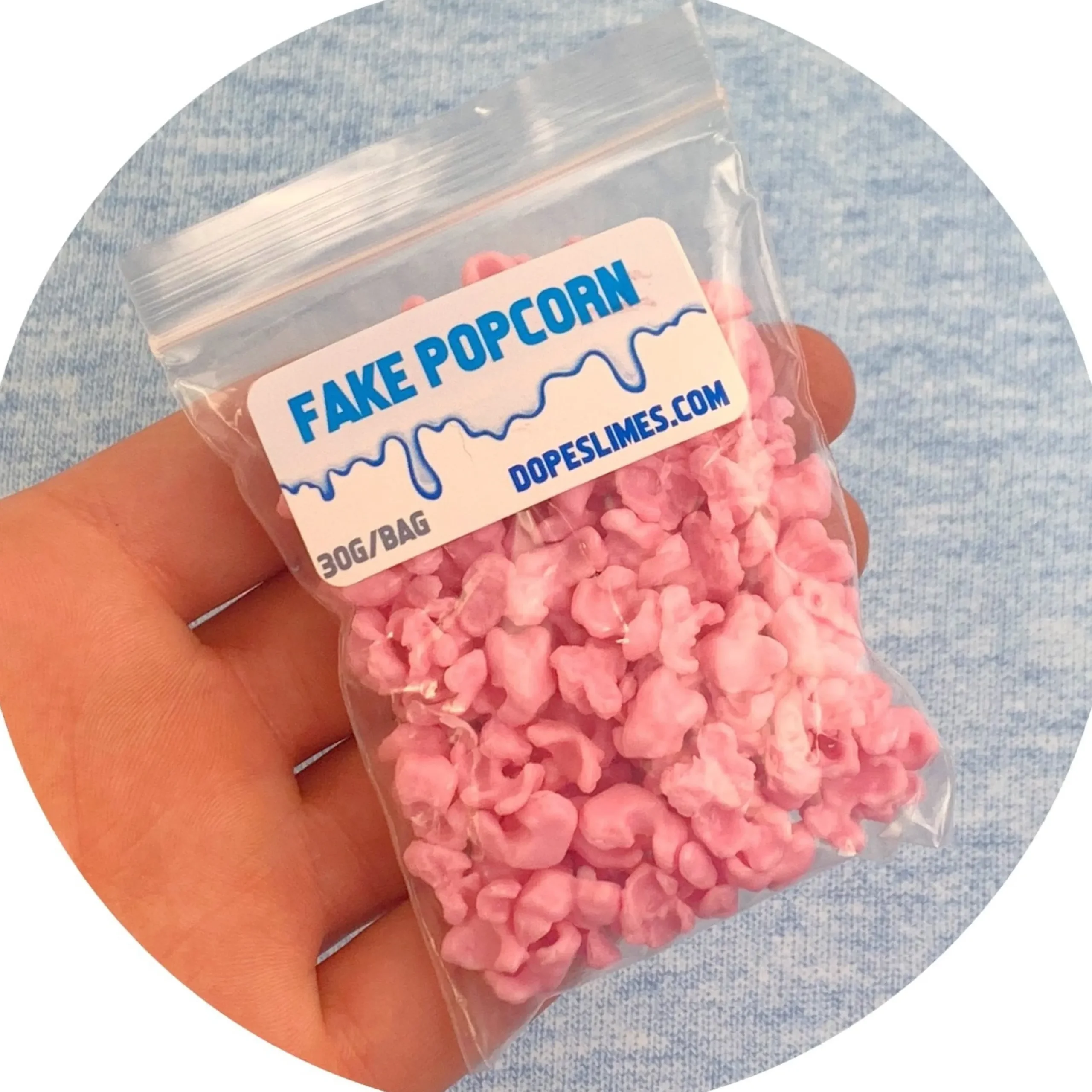 Slime Charms|Other Slime Supplies>Dope Slime Strawberry Mini Popcorns
