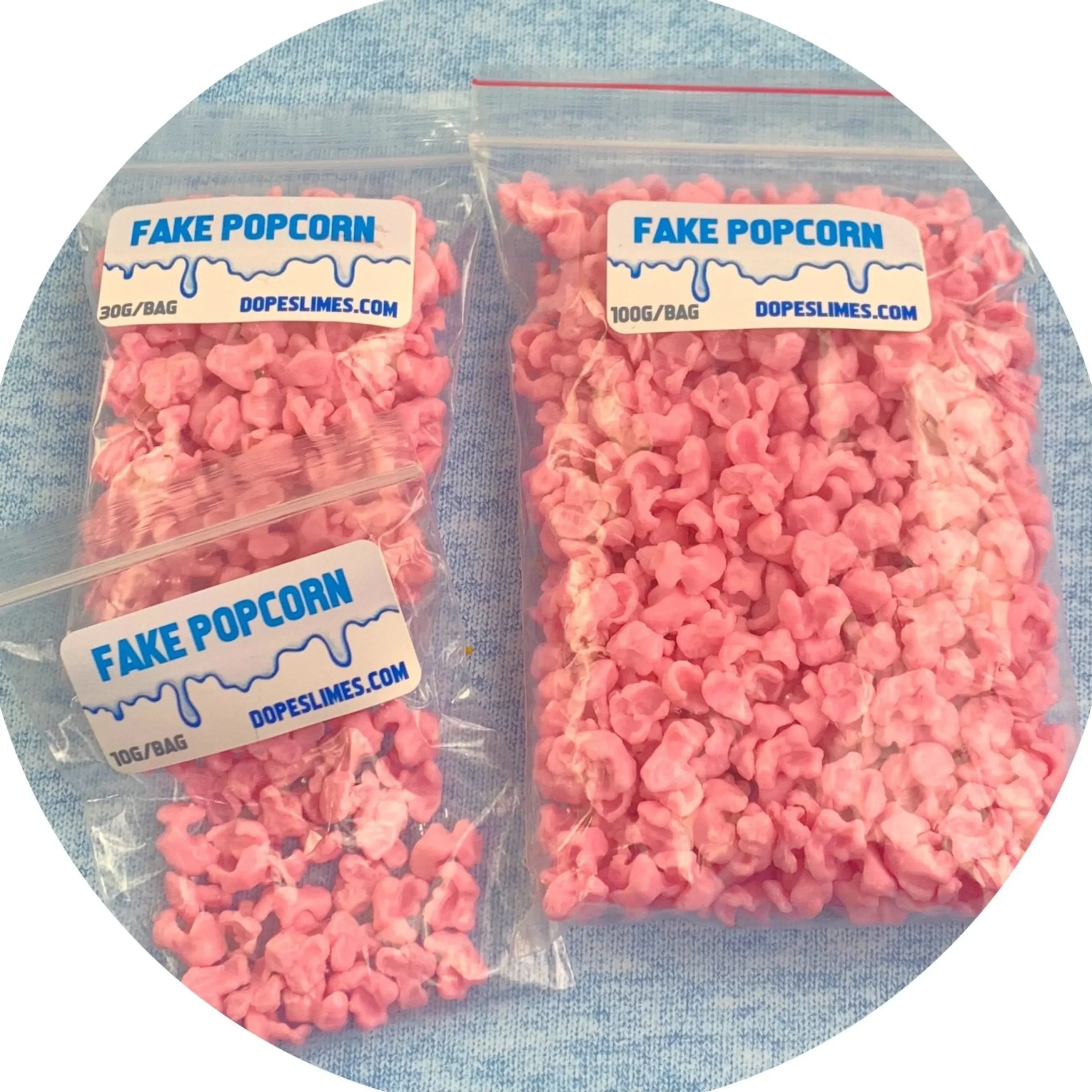 Slime Charms|Other Slime Supplies>Dope Slime Strawberry Mini Popcorns