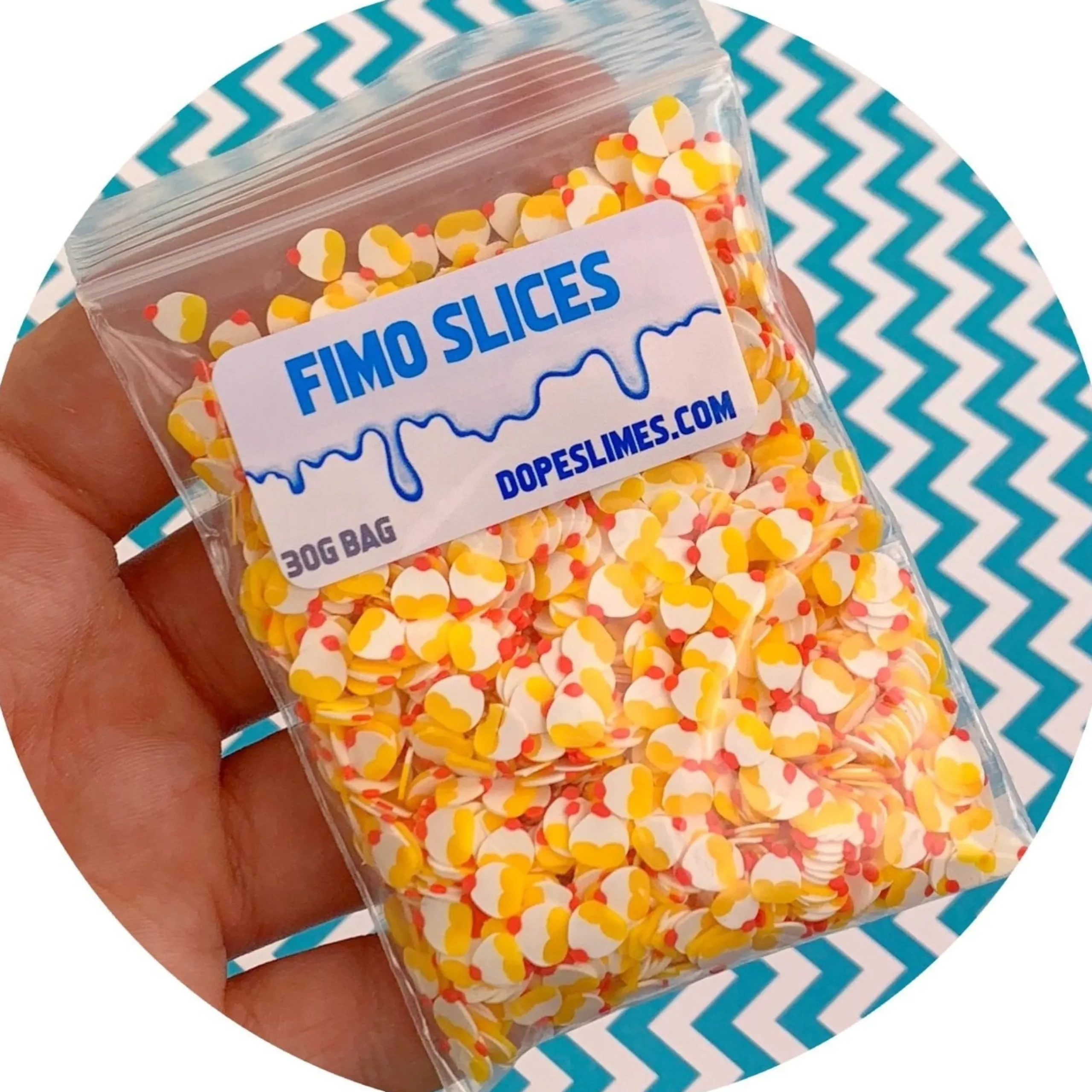Slime Fimo Slices>Dope Slime Strawberry Shortcake Fimo Slices