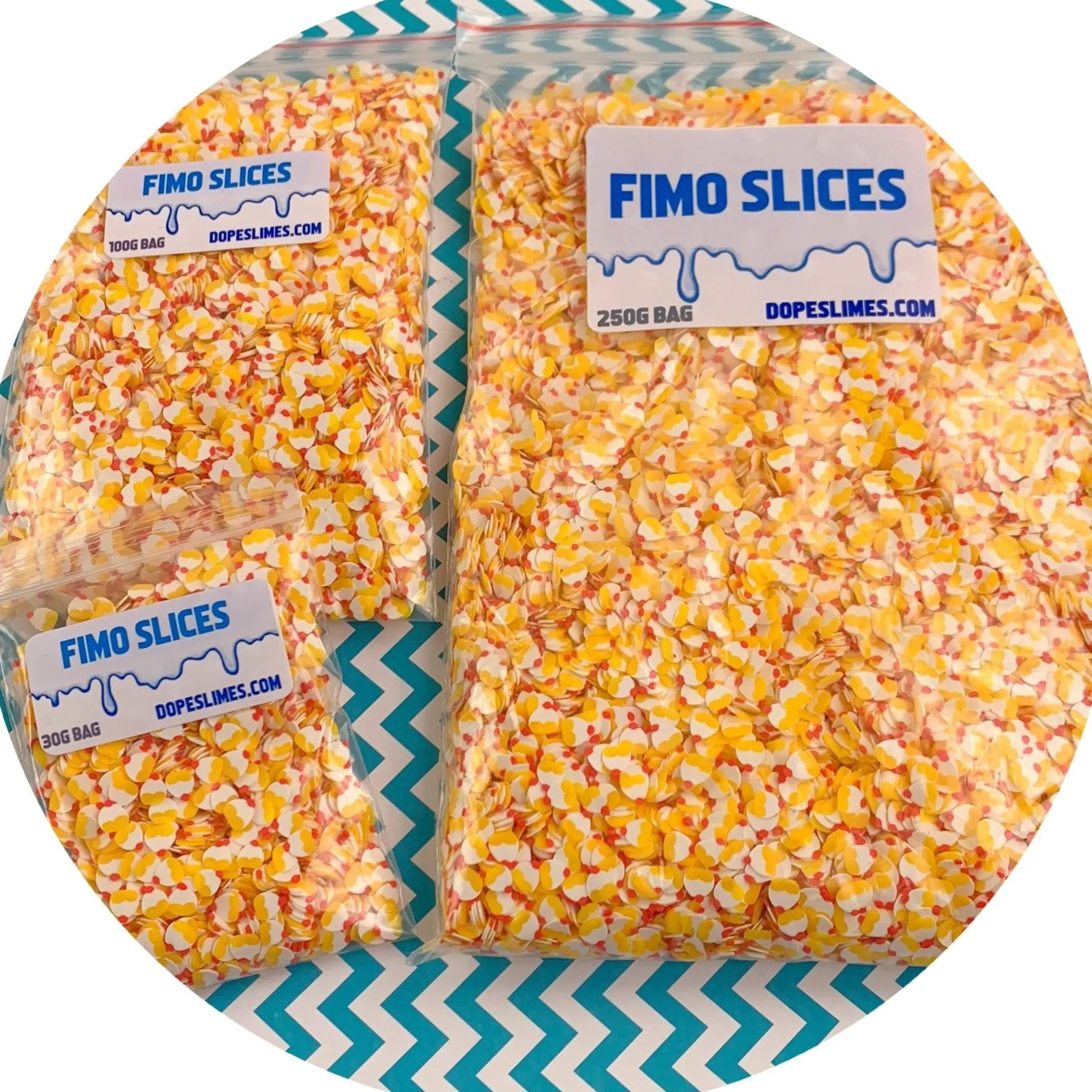 Slime Fimo Slices>Dope Slime Strawberry Shortcake Fimo Slices