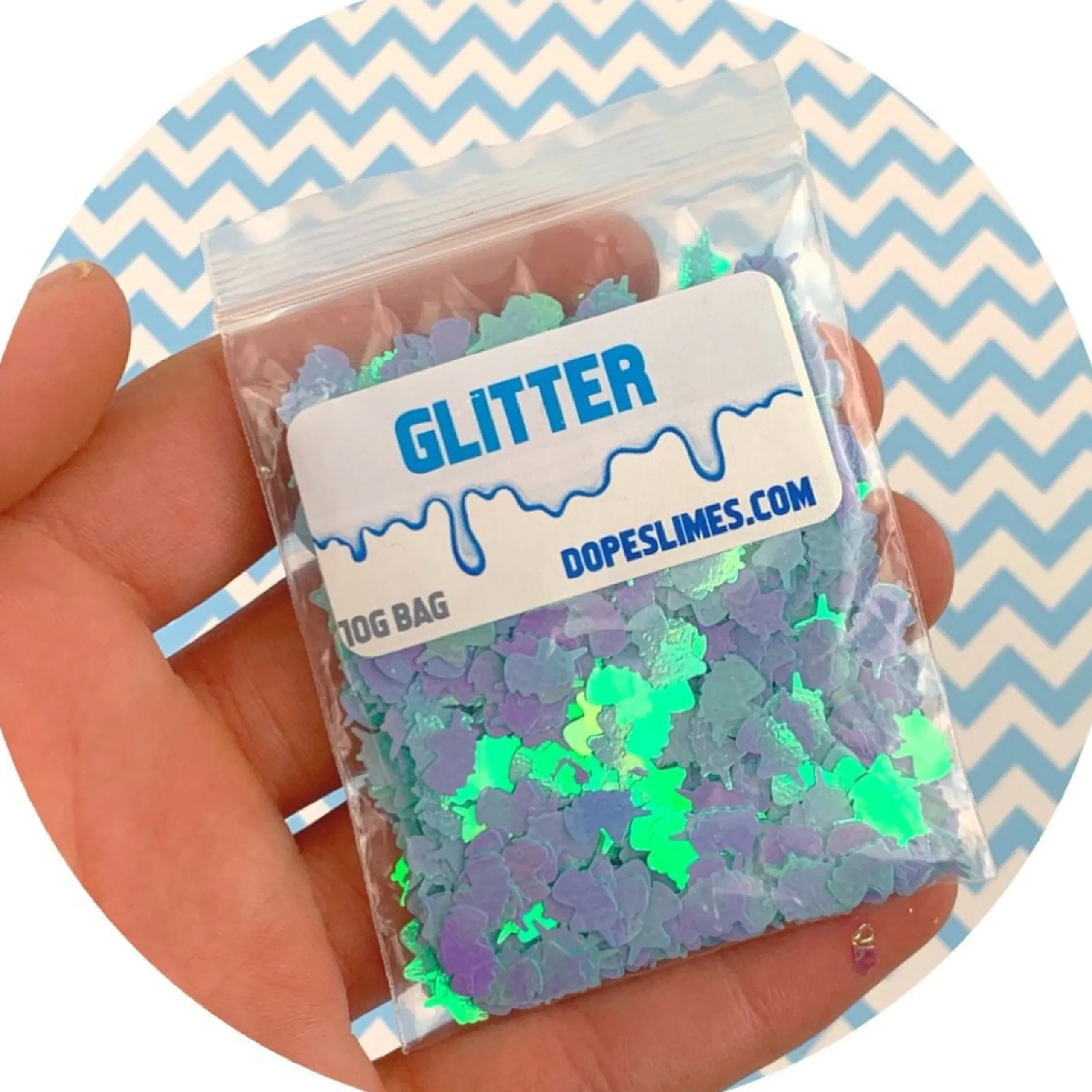Slime Sprinkles|Slime Glitter>Dope Slime Turquoise Holographic Unicorns