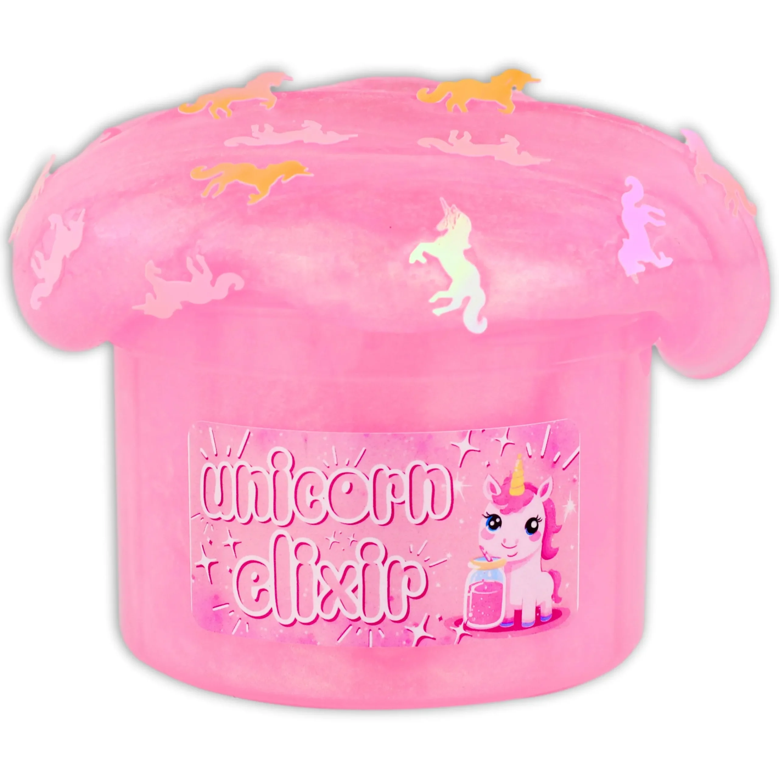 Clear Base Slime>Dope Slime Unicorn Elixir