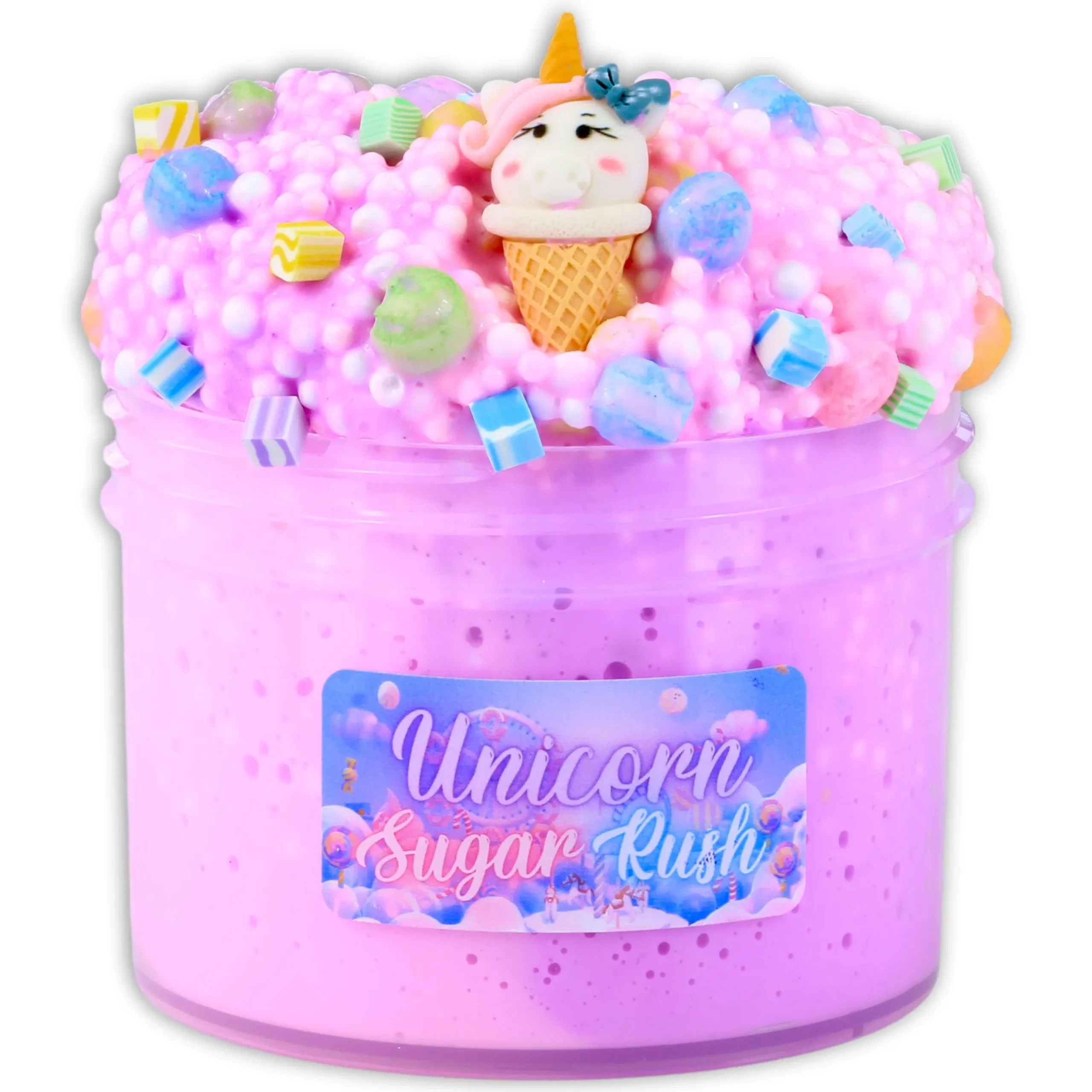 Beaded Slime>Dope Slime Unicorn Sugar Rush