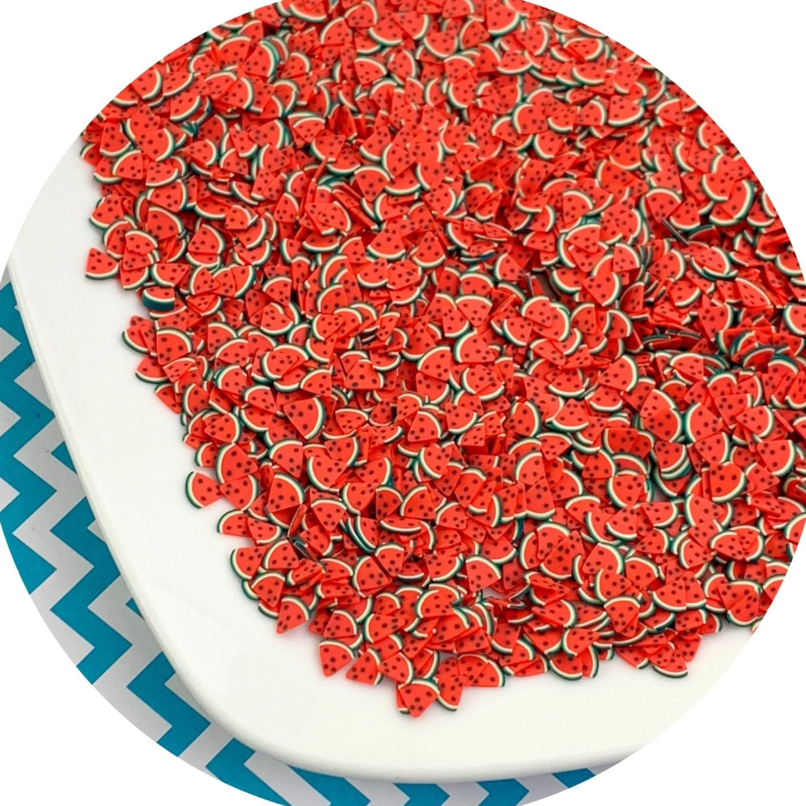 Slime Fimo Slices>Dope Slime Watermelon Fimo Slices