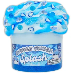 Butter Slime|Clear Base Slime>Dope Slime Whale Shark Splash