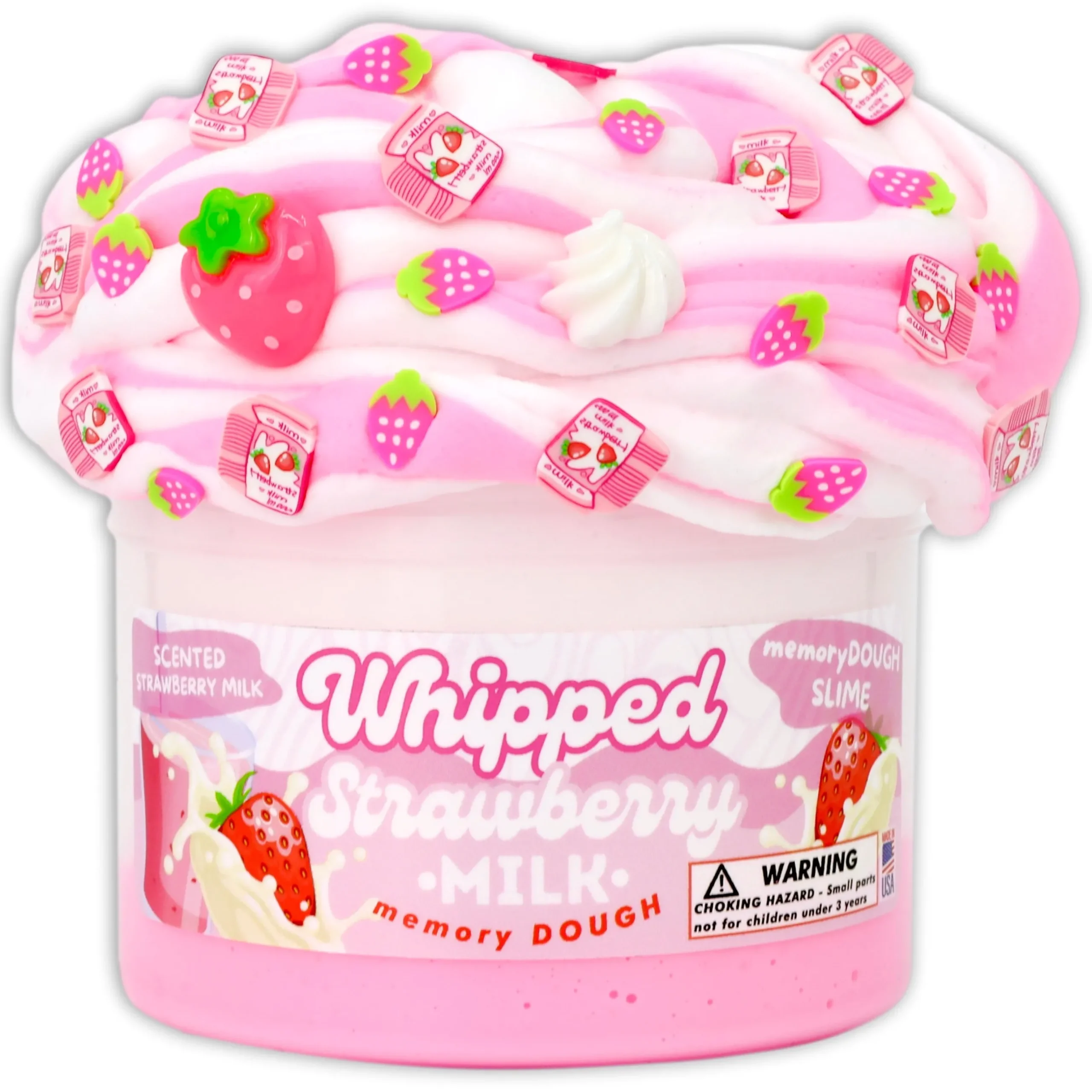 Butter Slime>Dope Slime Whipped Strawberry Milk