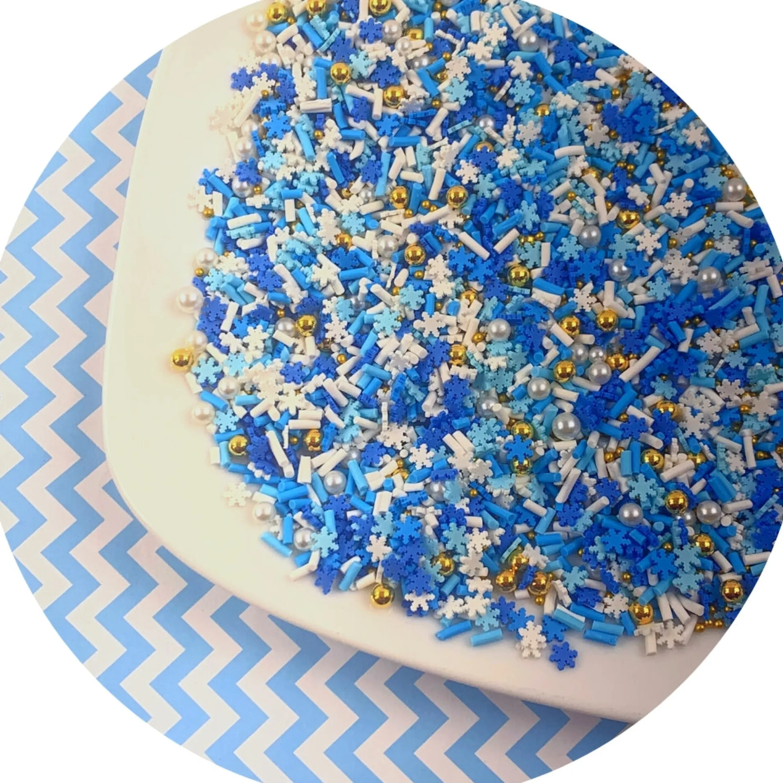 Slime Sprinkles>Dope Slime Winter Frost Sprinkle Mix