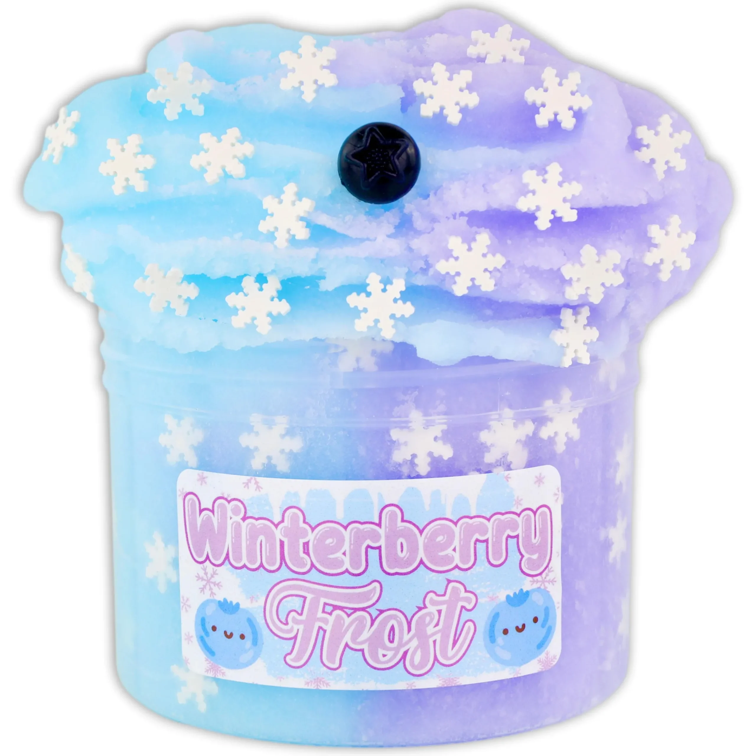 Clear Base Slime|Christmas Slimes>Dope Slime Winterberry Frost