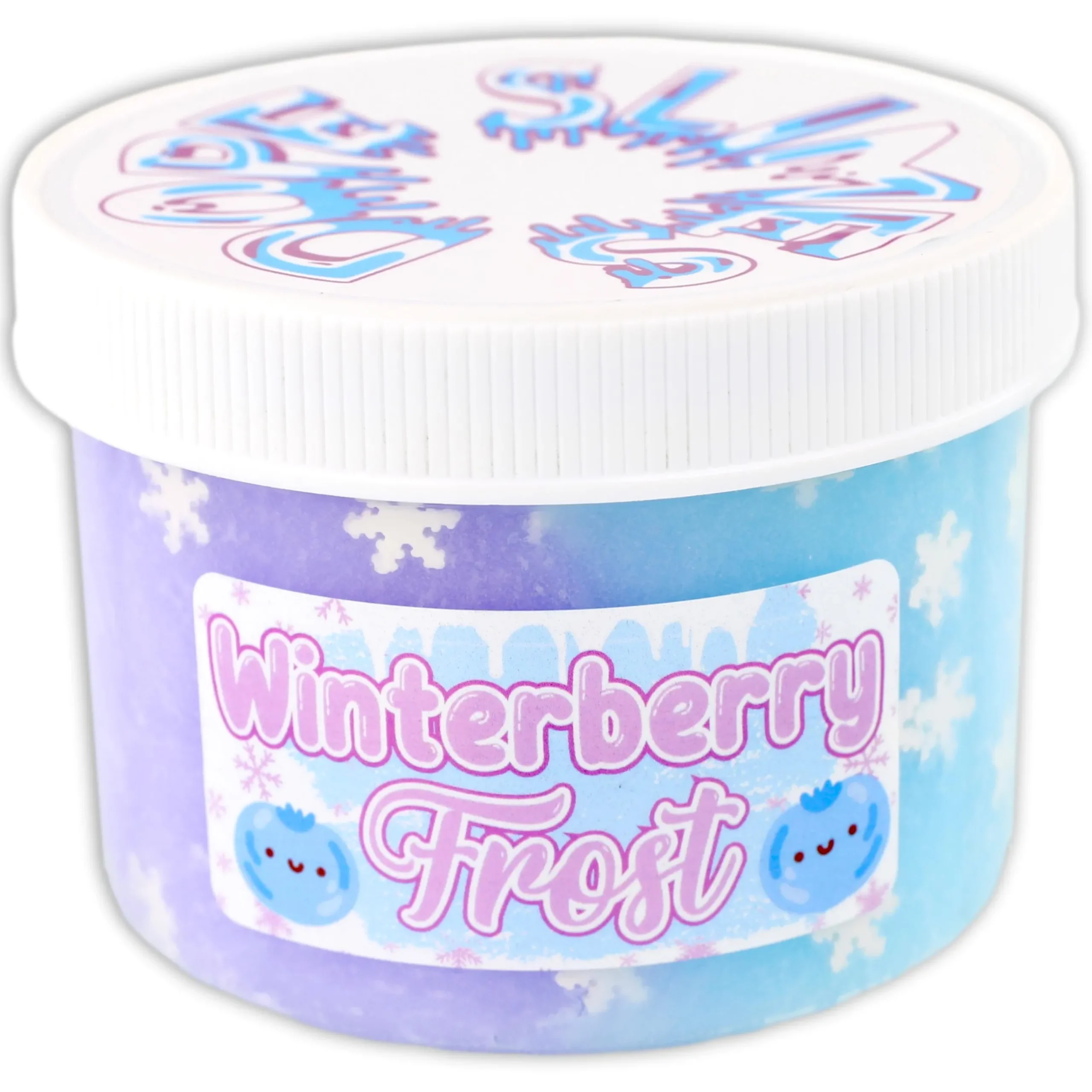 Clear Base Slime|Christmas Slimes>Dope Slime Winterberry Frost
