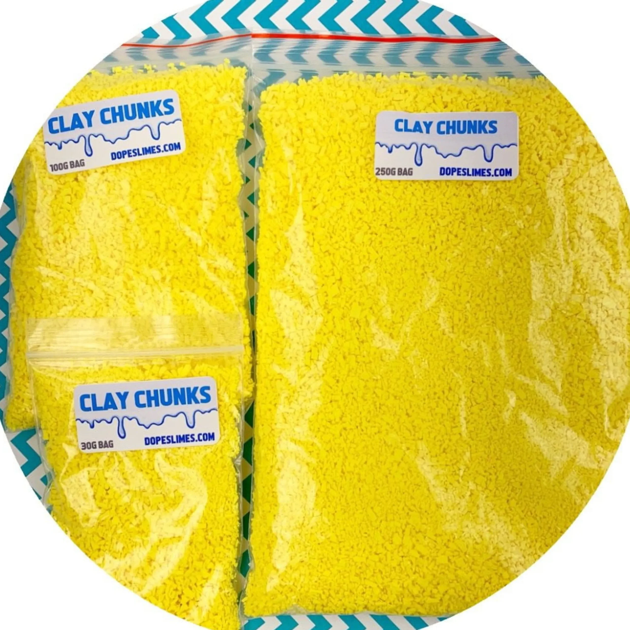 Slime Sprinkles|Other Slime Supplies>Dope Slime Yellow Chunk Sprinkles
