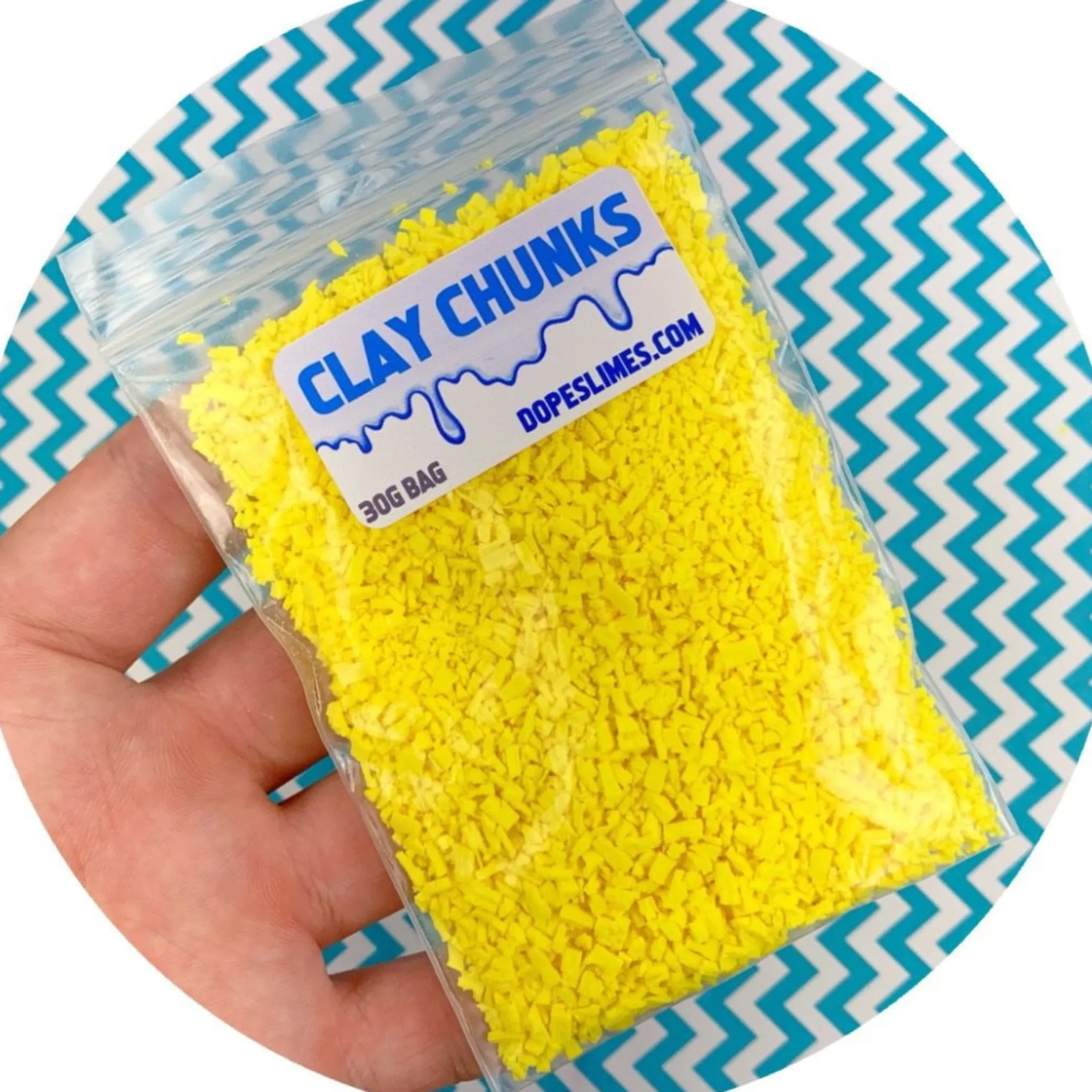Slime Sprinkles|Other Slime Supplies>Dope Slime Yellow Chunk Sprinkles