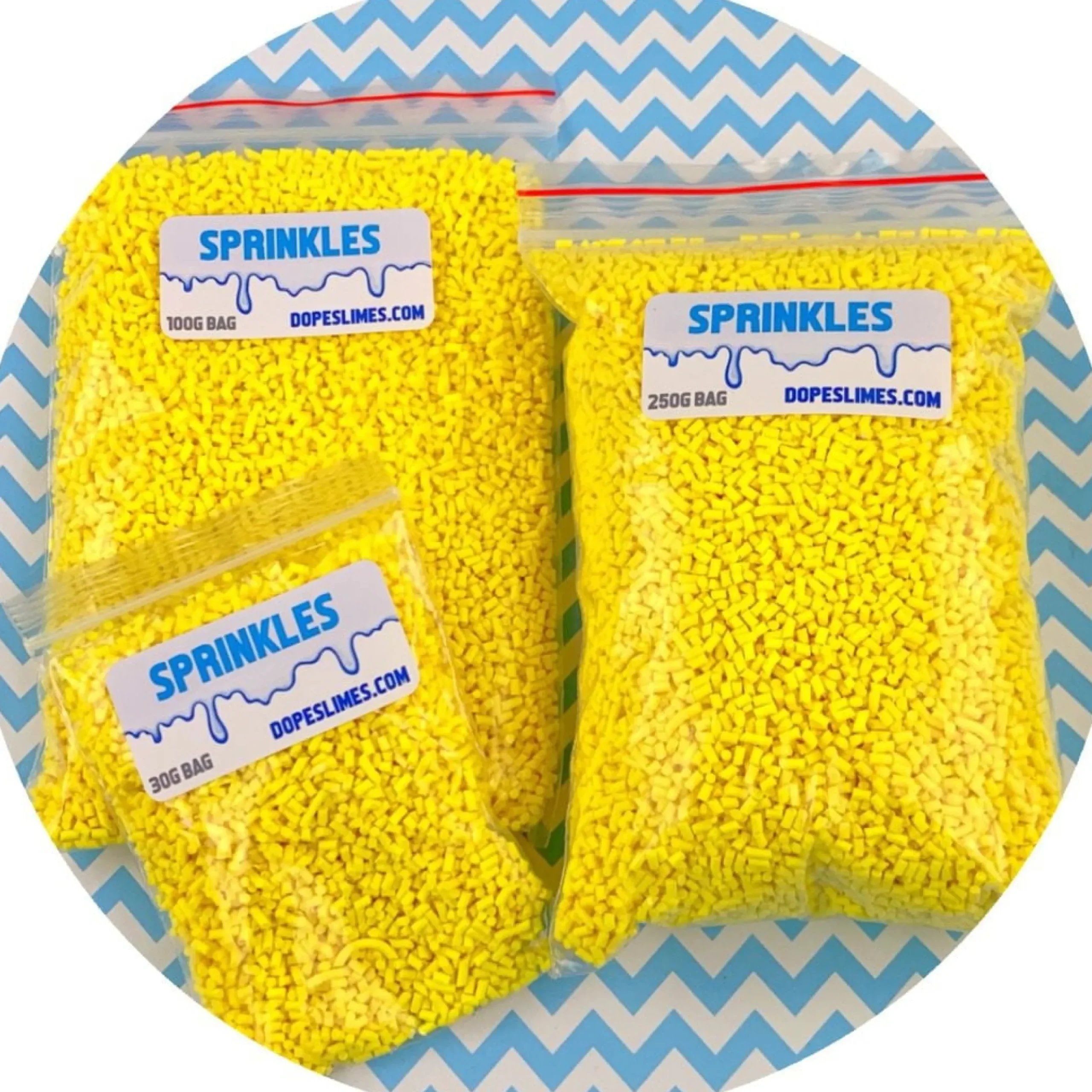 Slime Sprinkles>Dope Slime Yellow Sprinkles
